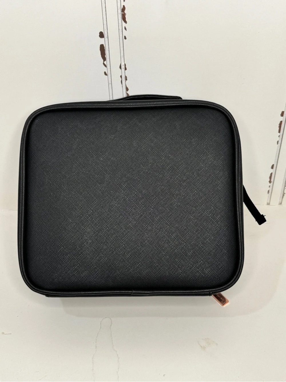 Fancii White and Black Travel Cosmetic Case